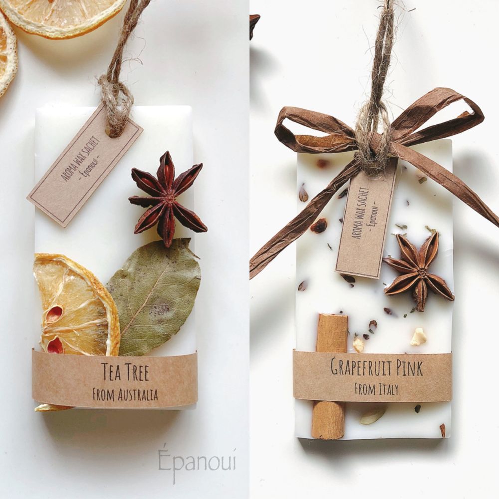 【new】スターアニスを使ったアロマワックスサシェ