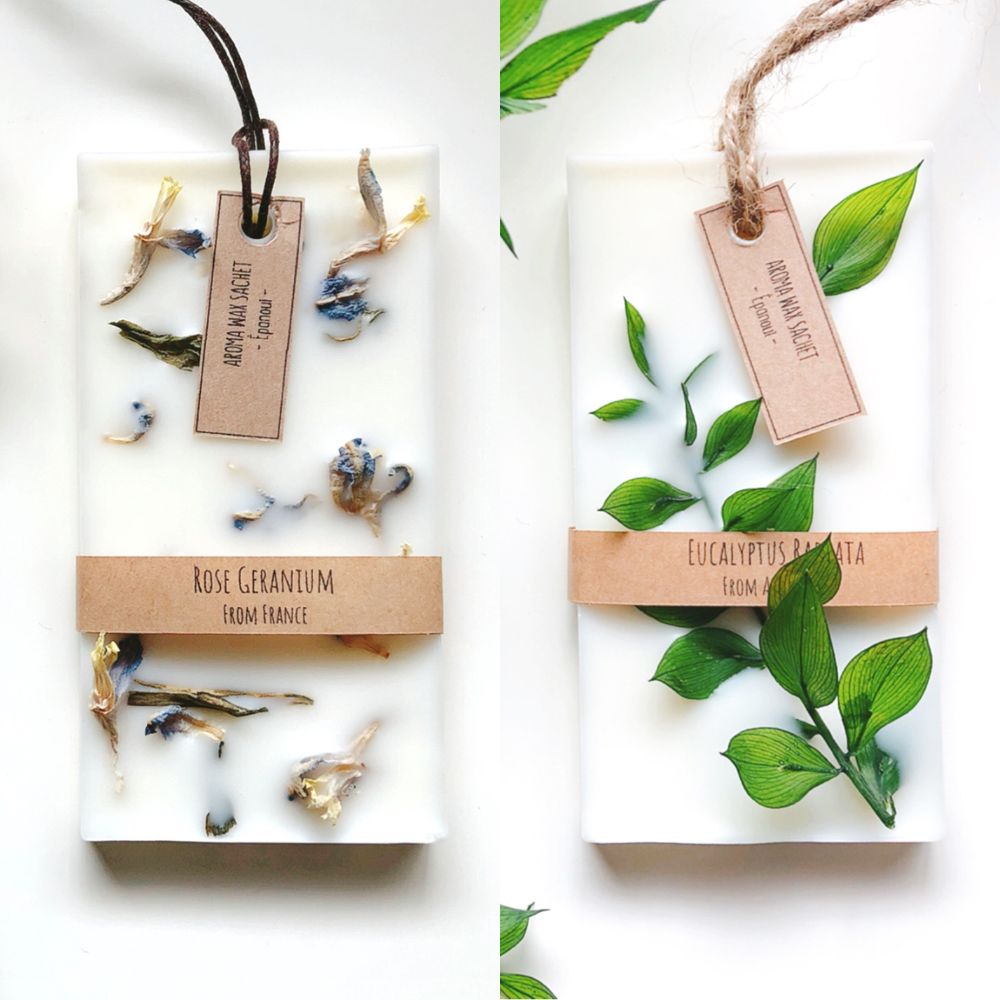 【new】アロマワックスサシェ２種