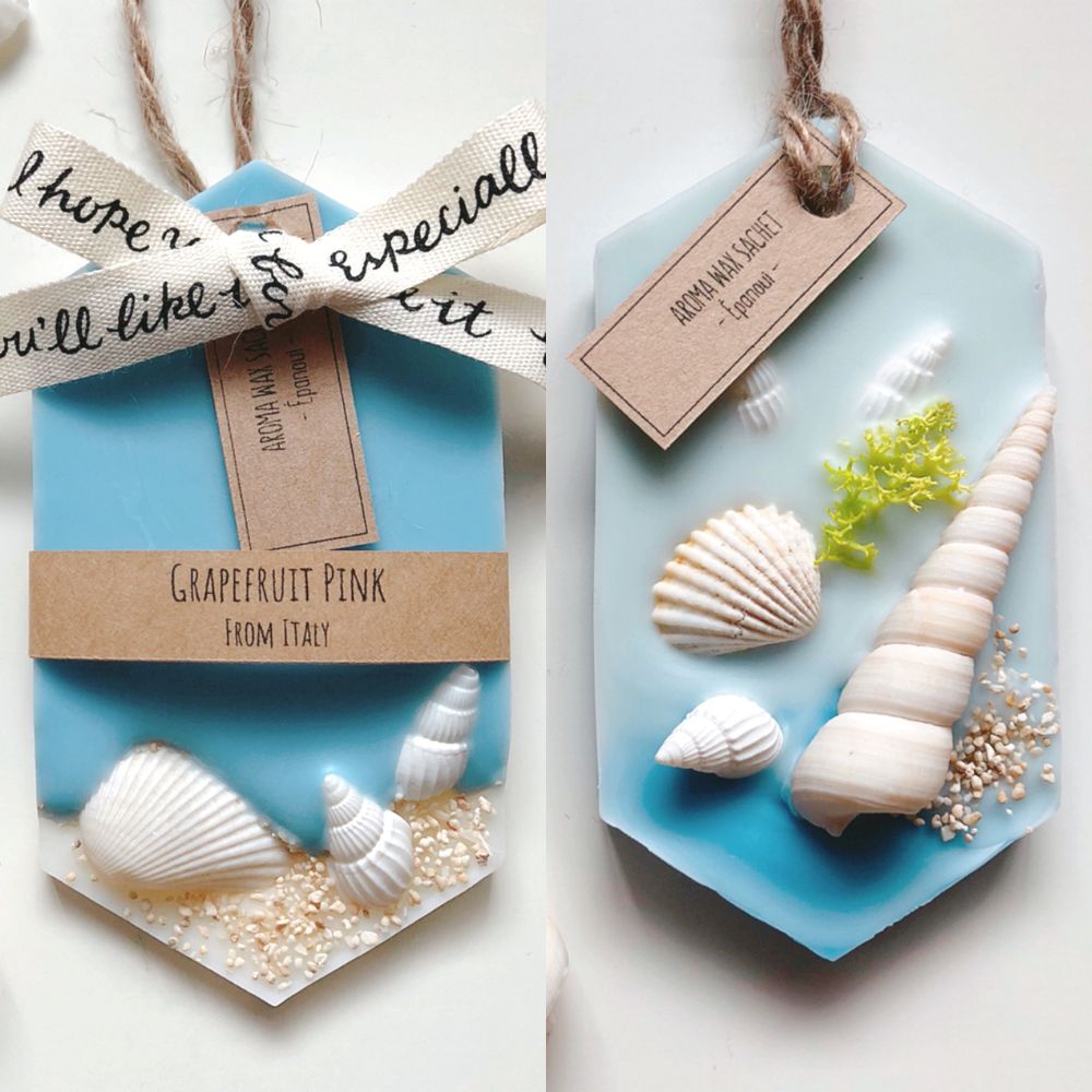 【new】夏を感じるビーチ系アロマワックスサシェ