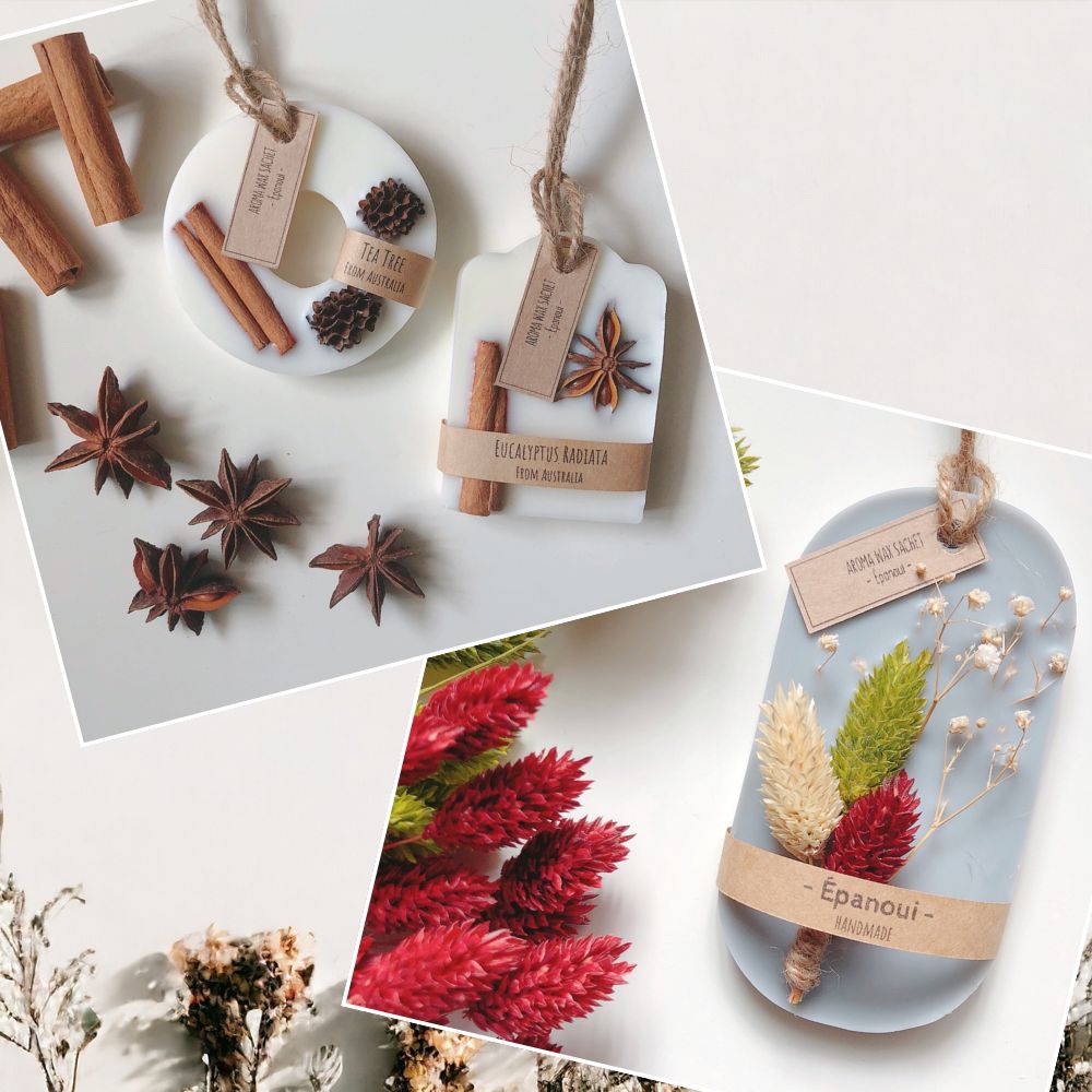 【new】秋を感じるアロマワックスサシェ