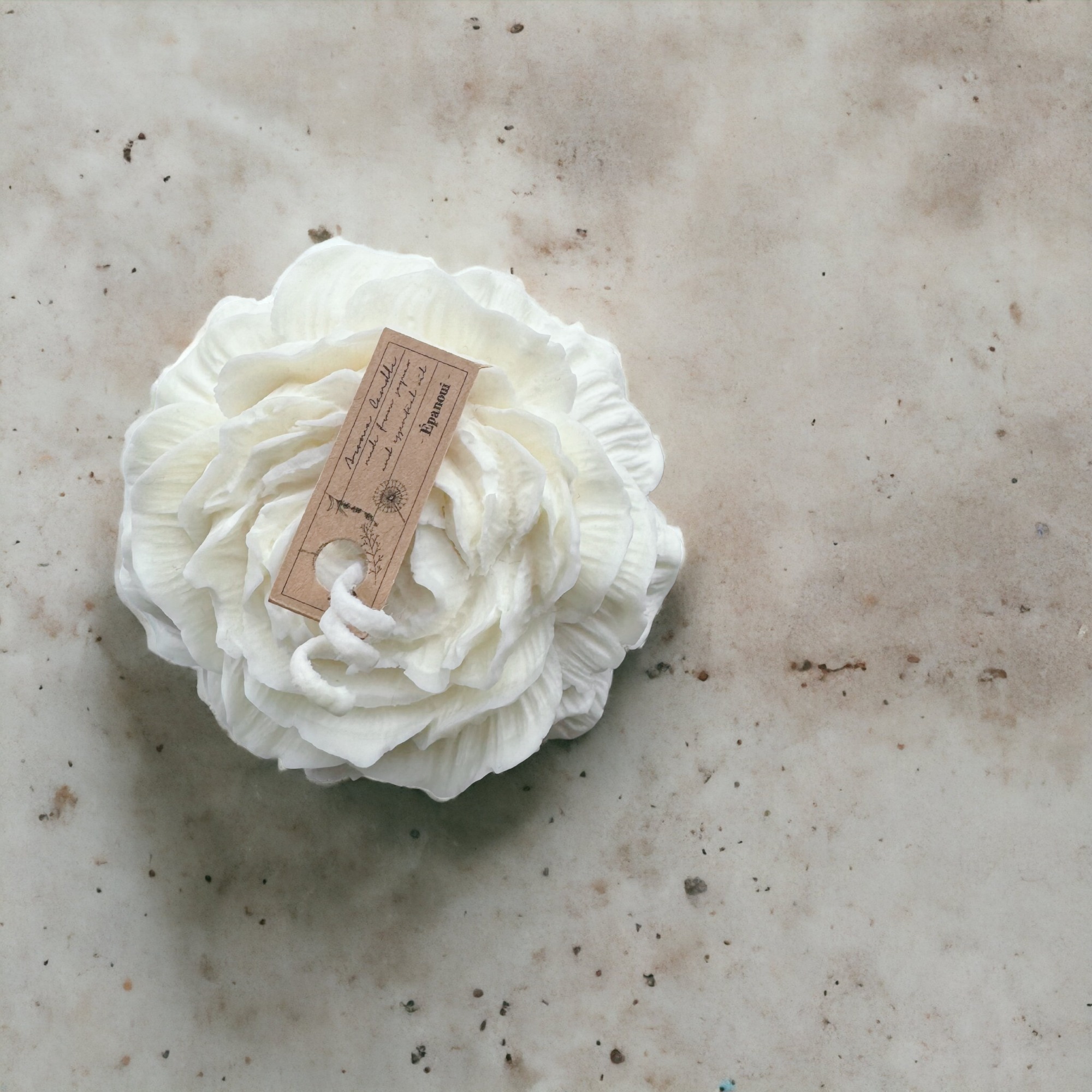 【new】お花型ソイアロマキャンドル３種