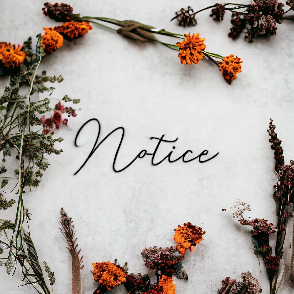 一時休業のお知らせ